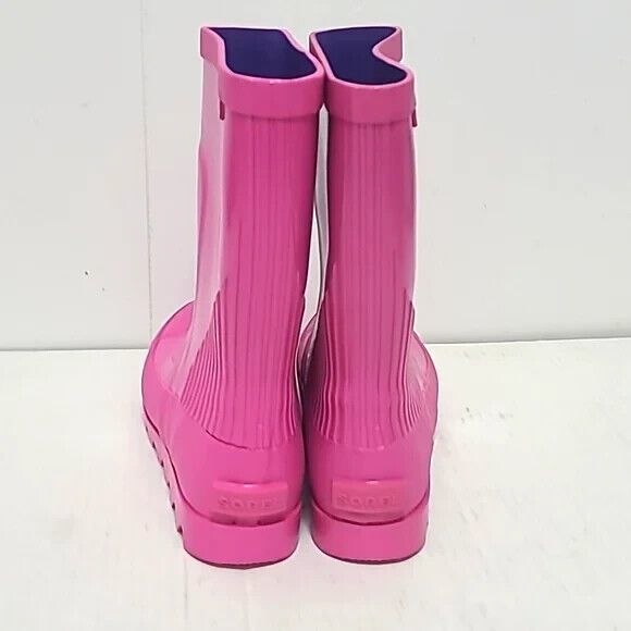 Sorel Joan Women's Short Rain Boots Pink Ice Size US 7 NEW!! - Picture 4 of 6